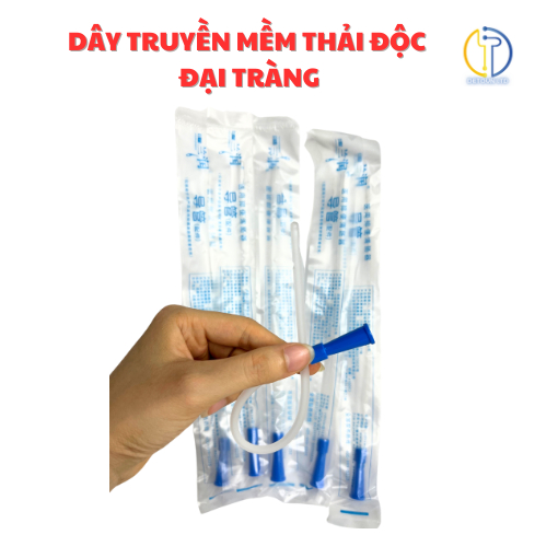 Combo 30 Dây truyền mềm thải độc đại tràng thụt tháo đại tràng enema dùng với bình truyền túi truyền