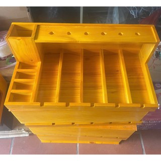 KHAY ĐỰNG TÔNG ĐƠ KÉO LƯỢC 5 NGĂN ĐỰNG TÔNG KT 50X25CM 4 MÀU KHÁC NHAU