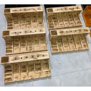 KHAY ĐỰNG TÔNG ĐƠ KÉO LƯỢC 5 NGĂN ĐỰNG TÔNG KT 50X25CM 4 MÀU KHÁC NHAU
