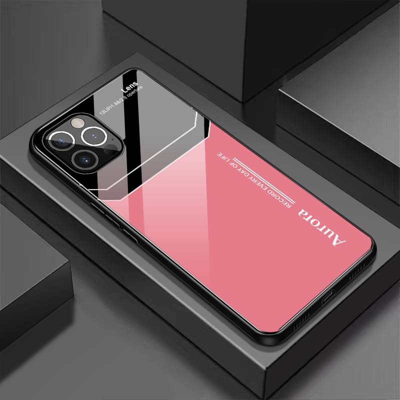 Ốp Lưng IPHONE 11, 11 PRO, 11 PROMAX Mặt Lưng Kính Cường Lực Sáng Bóng