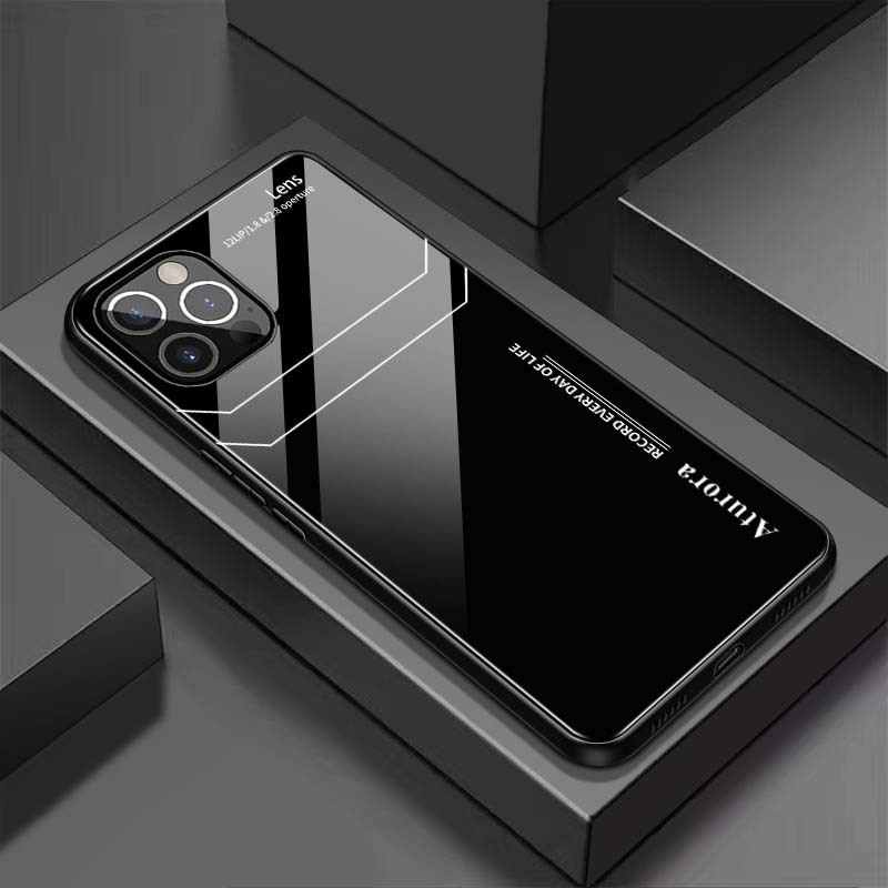 Ốp Lưng IPHONE 11, 11 PRO, 11 PROMAX Mặt Lưng Kính Cường Lực Sáng Bóng