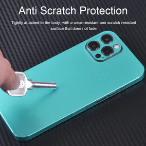 Tấm Dán Skin FULL mặt sau Matte Brushed Seafoam 13prm , 12prm , 11prm , x, ,xsm , ip11 , ip12 , ip13 - FukiShop