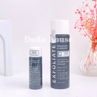 (Hàng Công Ty) Dung Dịch Tẩy Tế Bào Chết Paula's Choice Skin Perfecting 2% BHA Liquid Exfoliant 118ml Duduhouse