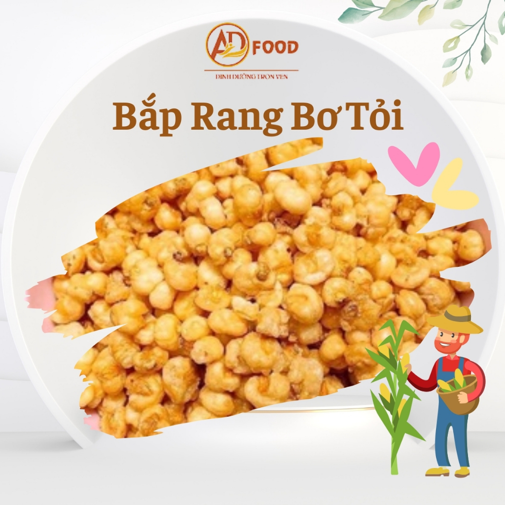 500gr bắp rang bơ tỏi ăn vặt chill chill | Shopee Việt Nam