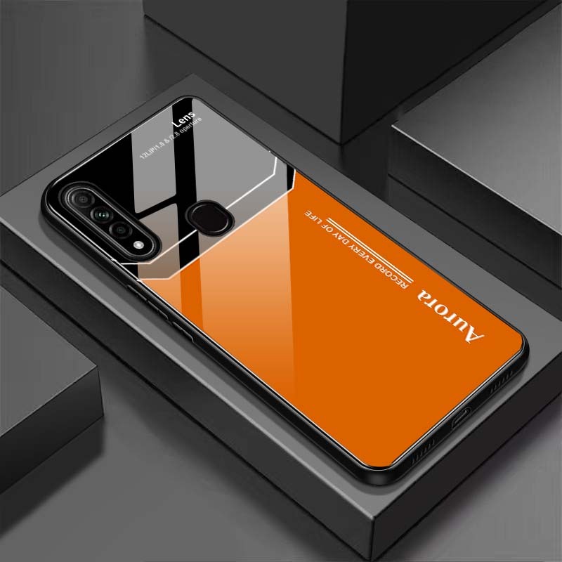Ốp Lưng OPPO A31 Mặt Lưng Kính Cường Lực Sáng Bóng
