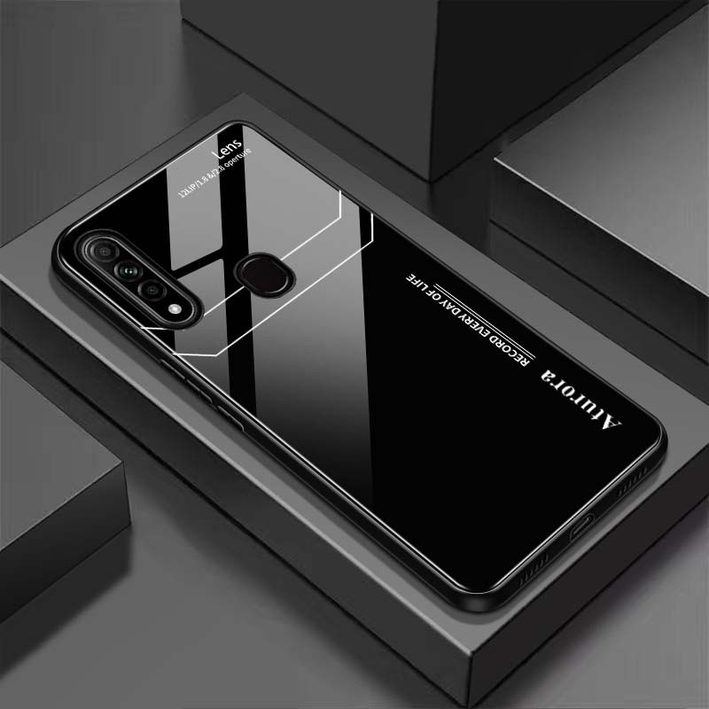 Ốp Lưng OPPO A31 Mặt Lưng Kính Cường Lực Sáng Bóng
