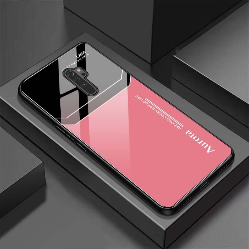 Ốp Lưng OPPO A5(2020), A9(2020) Mặt Lưng Kính Cường Lực Sáng Bóng