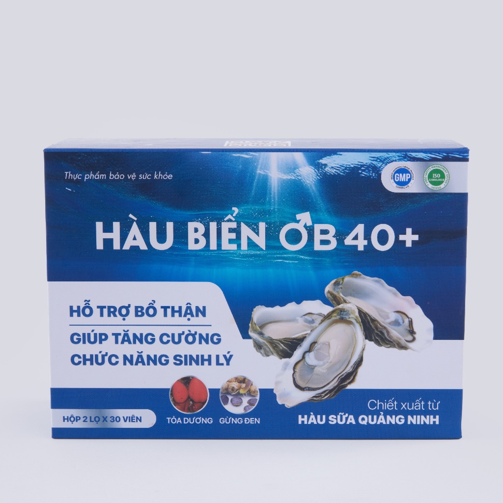 Ảnh Tinh Chất Hàu Biển OB 40+ Tăng Cường Sinh Lý Nam Giới, Bổ Thận Tráng Dương (Bộ 2 Hộp x 30 Viên) 4