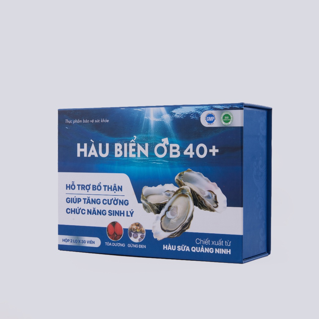 Ảnh Tinh Chất Hàu Biển OB 40+ Tăng Cường Sinh Lý Nam Giới, Bổ Thận Tráng Dương (Bộ 2 Hộp x 30 Viên) 3