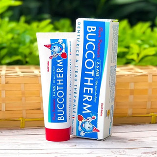 Kem đánh răng hữu cơ trẻ em vị dâu Buccotherm 50ml (Trẻ em 2-6 tuổi)