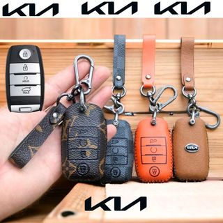 Bao da chìa khóa sonet ,Bọc chìa khóa seltos,bọc chìa khóa sonet,bao da chì khóa kia seltos (KMK4 Móc D)