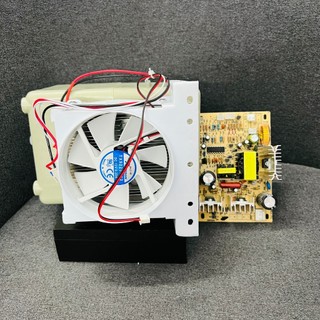 Quạt tản nhiệt đen 12V - 0.20A 9x9x2.5cm - Dành cho bầu lạnh chip điện tử, Quạt làm mát 12V dây có đầu jack