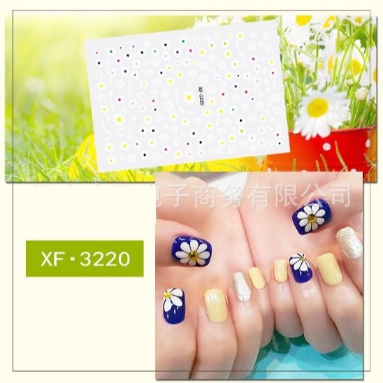 Sticker dán móng trang trí mẫu mới XF 3220 3230 3270