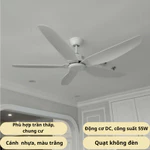 20/06 VOUCHER 50K Quạt trần 5 cánh không có đèn phù hợp với trần thấp, chung cư có điều khiển từ xa 6 cấp độ gió — ảnh 2