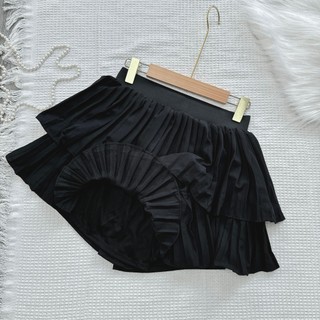 Chân váy 2 tầng xếp ly bigsize Nhỏ Clothing chân váy dập ly có bigsize cvdl