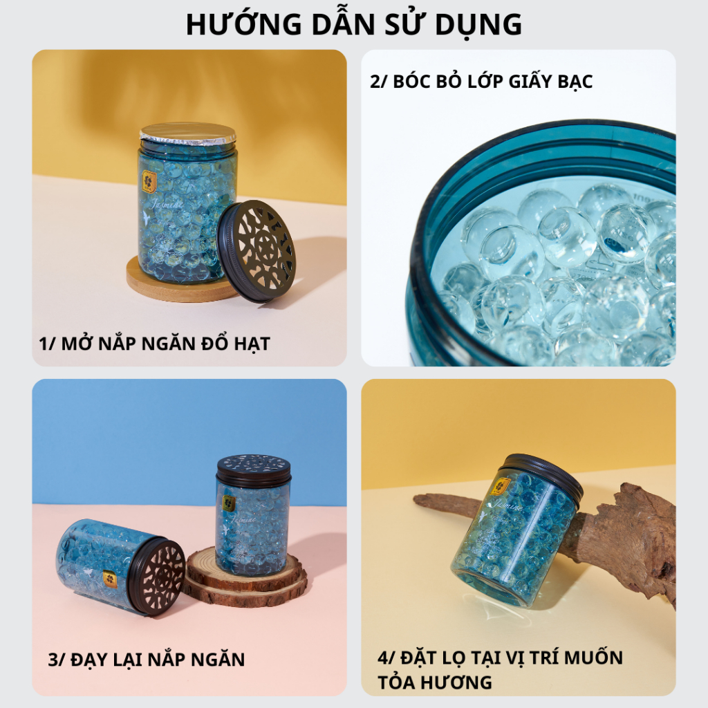 Hạthơm Phòng Bifresh Hương Chanh Sả Dịu Nhẹ - Hạthơm Phòng Bifresh Hương Chanh Sả Dịu Nhẹ