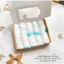 Khăn sợi tre, mềm mịn 100% sợi tre Cao cấp mềm mịn cho bé hộp 5 chiếc HC03 - 3SBABY