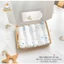 Khăn sợi tre, mềm mịn 100% sợi tre Cao cấp mềm mịn cho bé hộp 5 chiếc HC03 - 3SBABY