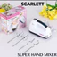 Máy đánh trứng cầm tay 7 tốc độ Scarlett Công suất 180W