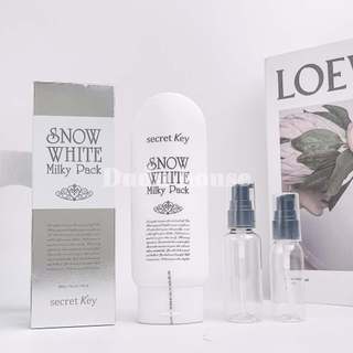 Kem Ủ Trắng Secret Key Snow White Milky Pack 200g Duduhouse