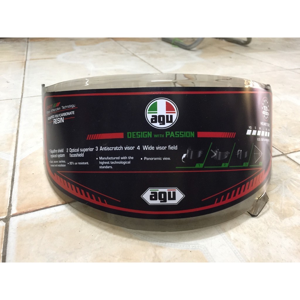 Phụ Kiện - Kính- Chốt - Túi Đựng Mũ Bảo Hiểm Full face AGU/ASIA MT136 (Phụ Kiện Thay Thế)