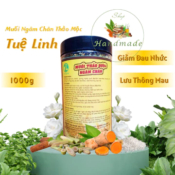 Muối Thảo Dư.ợc Ngâm Chân Tuệ Linh 1Kg- Giảm Đau Nhức Và Nhất Là Các Mẹ Bầu Có Thể Ngâm Chân