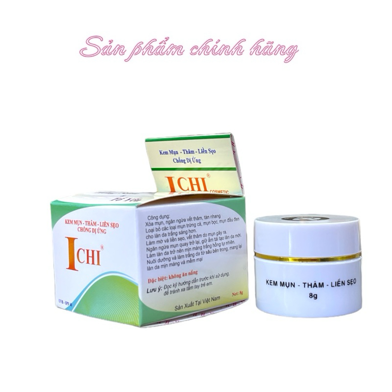 Kem ICHI mụn thâm liền sẹo chống dị ứng 8gram