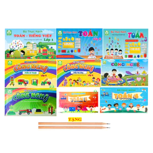 Bộ thực hành Toán , Kỹ Thuật Lớp 1 , 2 , 3 , 4 ,5 (KP) #huongbook