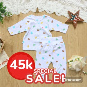 Chỉ 45K- Bộ quần áo sơ sinh Bunnybaby cho bé 3 tới 10kg