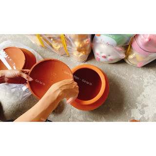 Niêu Đất - Nồi Đất Nung - Nấu Cơm - Kho Thịt/Cá Size Lớn Từ 16cm Đến 21cm - Gốm Xưa Lái Thiêu Cho Người Hoài Niệm