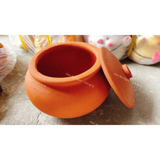 Niêu Đất - Nồi Đất Nung - Nấu Cơm - Kho Thịt/Cá Size Lớn Từ 16cm Đến 21cm - Gốm Xưa Lái Thiêu Cho Người Hoài Niệm