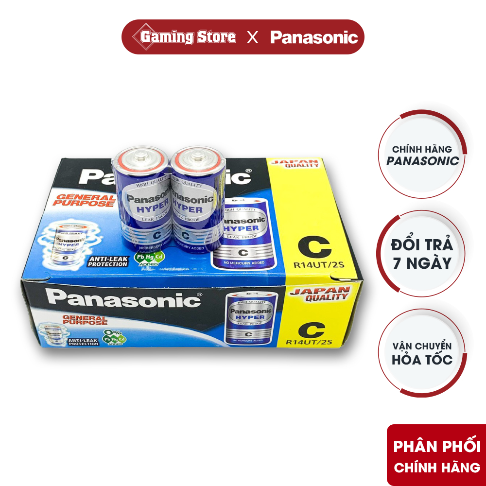 Pin Panasonic R14UT / 2S (Pin Trung) - Hàng Chính Hãng | Shopee Việt Nam