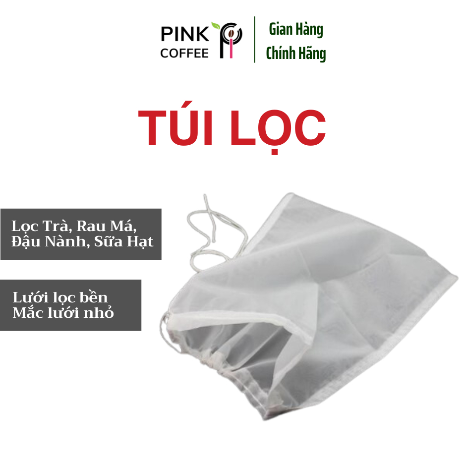 Túi Lọc Trà Lọc Sữa Hạt Lọc Rau Má Lưới Khít Lọc Không Cặn Sử Dụng ...