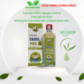 Tinh dầu tràm nguyên chất Mộc San 50ml cho trẻ sơ sinh, trẻ nhỏ (từ tràm Năm Gân)