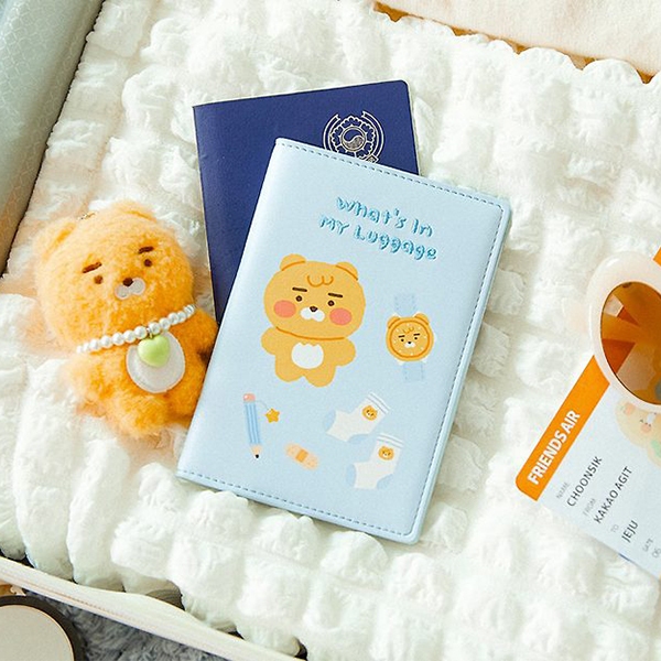 Ảnh Ví Đựng Hộ Chiếu, Bọc Hộ Chiếu, Passport Case Trong Suốt Kakao Friends 2