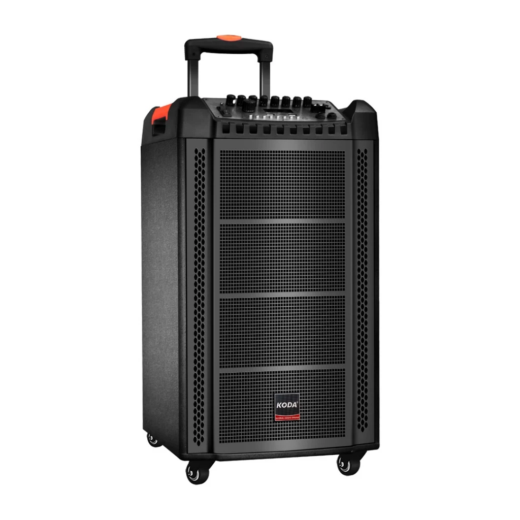Loa Kéo Koda KD1255 VERSION 2  💥 HÀNG CAO CẤP 💥 Loa Kéo Karaoke Bass Căng - Tặng 2 Mic Không. Dây, C