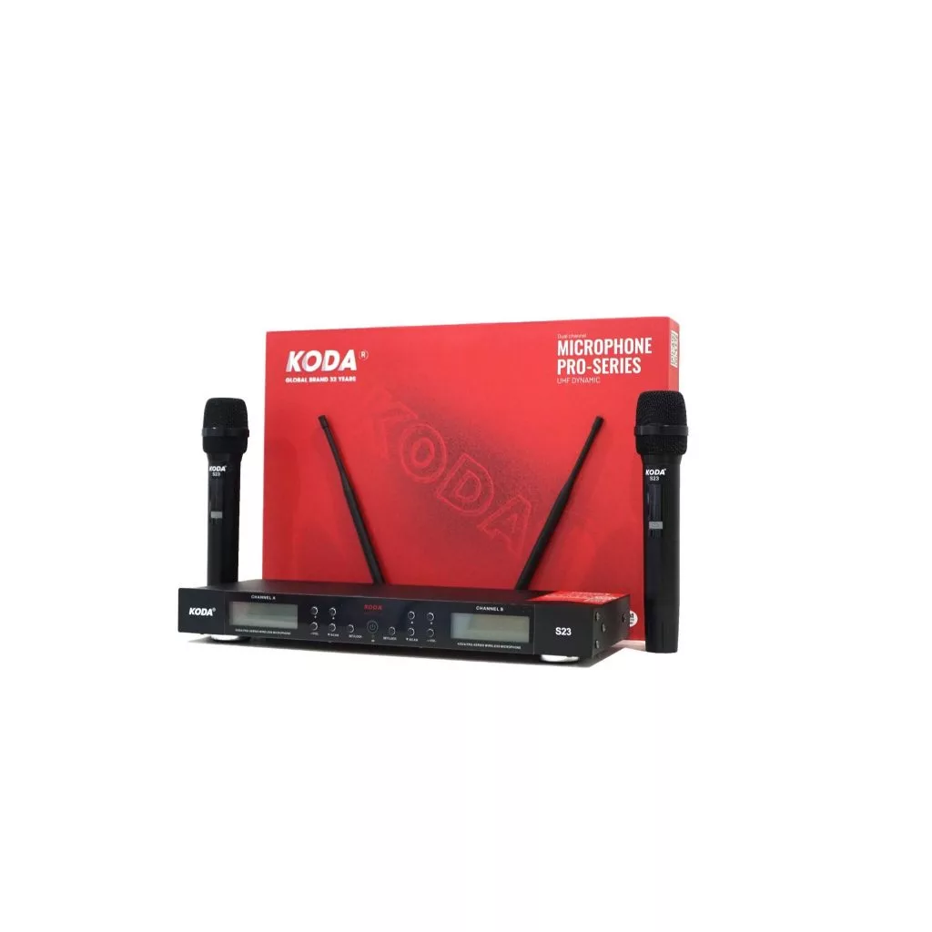 Micro Không Dây Koda S23 💥HÀNG CHÍNH HÃNG💥 Micro Karaoke Dày Hát Hay, Khả Năng Chống Hú Tốt