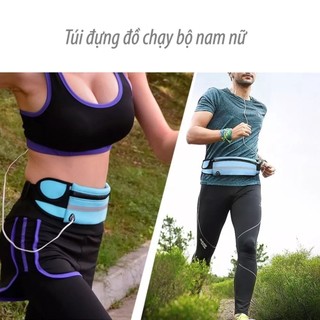 Túi Đeo Hông Tập Thể Dục ,Đai Đeo Bụng Chạy Bộ Có Lỗ Luồn Tai Nghe Và Chống Thấm Tiện Dụng