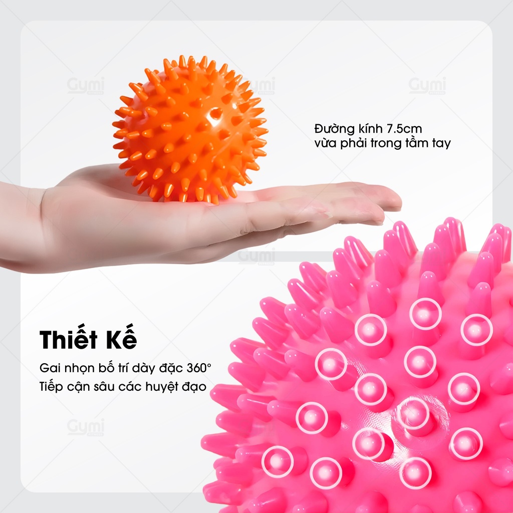 Bóng Gai Dãn Cơ Massage Giảm Mệt Mỏi, Phục Hồi Cơ Bắp Sau Luyện Tập - BongGai
