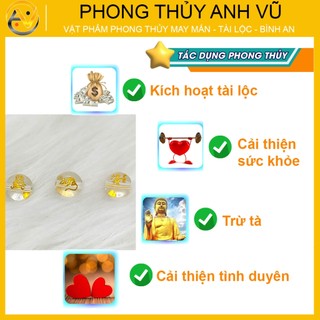 3 viên thân tý thìn chất liệu mã não trắng - size 8 10 12ly - may mắn tài lộc - Phong Thủy Anh Vũ