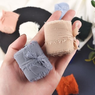 Cuộn ruy băng vải thô 4cm (dài 4,5cm) dùng decor trang trí tiệc cưới, thắt nơ gói quà DIY