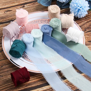 Cuộn ruy băng vải thô 4cm (dài 4,5cm) dùng decor trang trí tiệc cưới, thắt nơ gói quà DIY