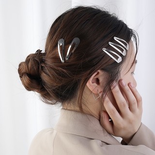 Kẹp Tóc Cá Sấu Mỏ Vịt Kim Loại To Nhỏ Trơn Màu Bạc | Phôi Kẹp Tóc Handmade Kẹp Tóc Mái Bấm Mini Làm Nơ Resin DIY nữ Y2K