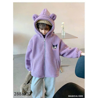 áo khoác lông cừu kuromi cho bé gái
