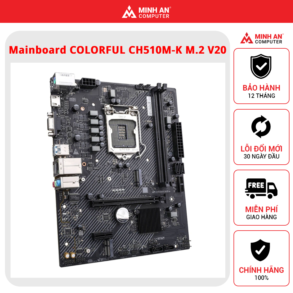 Mainboard COLORFUL CH510M-K M.2 V20 | Shopee Việt Nam