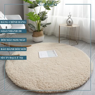 Thảm lông trải sàn phòng khách màu Lạc Đà 160x100cm | lông CỪU xoăn