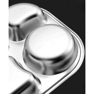 Khay cơm inox 304 cho bé loại tốt 4/5 ngăn sâu lòng chất liệu an toàn cho sức khỏe，khay đựng cơm chia ngăn giữ nhiệt