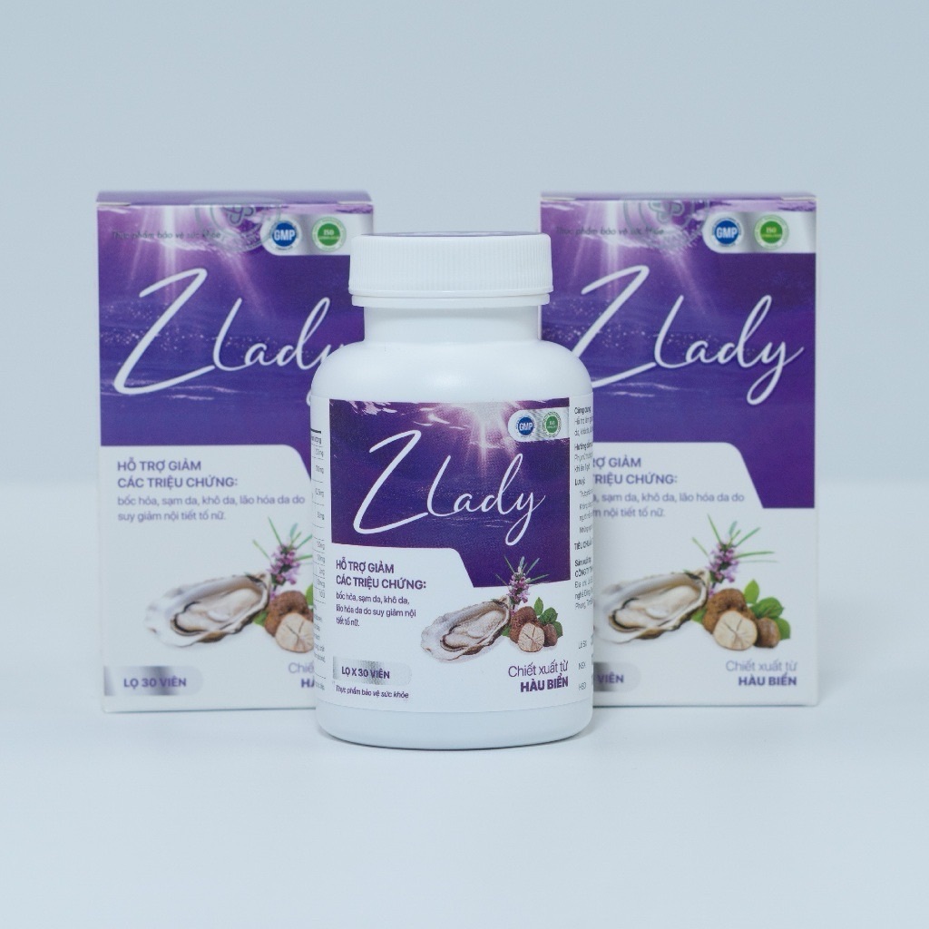 Ảnh Viên uống nội tiết tố nữ estrogen Zlady hỗ trợ làm đẹp da( hộp 30 viên) 3
