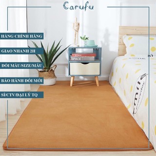Thảm tròn trải sàn phòng ngủ màu KhaKi size 120cm | Nhung NỈ | lông ngắn một màu