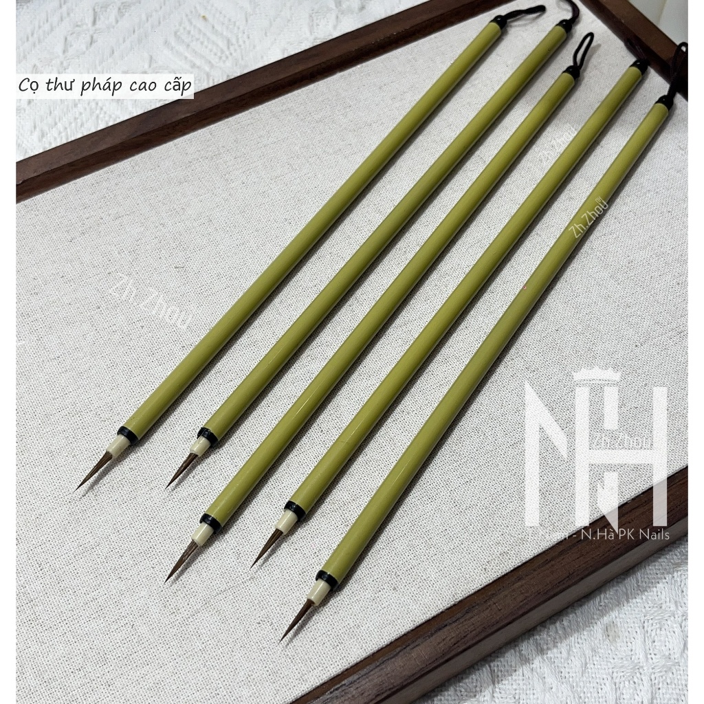 Cọ thư pháp vẽ móng, cọ tô vẽ màu nước, phụ kiện nail chính hãng